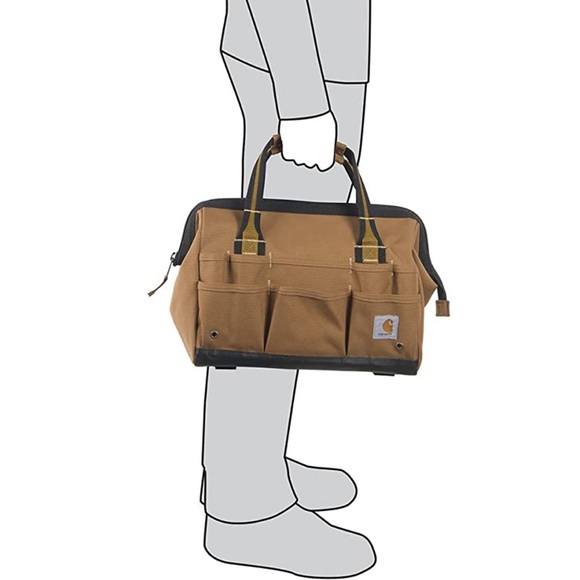 - Carhartt  Men’s Brown 14” Tool Bag  *NEW* - Picture 6 of 7
